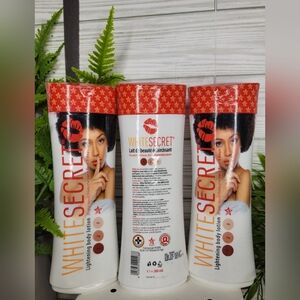 WHITE SECRET LIGHTENING BODY LOTIO 300ML - Effect in the First 5 Days -3pcs